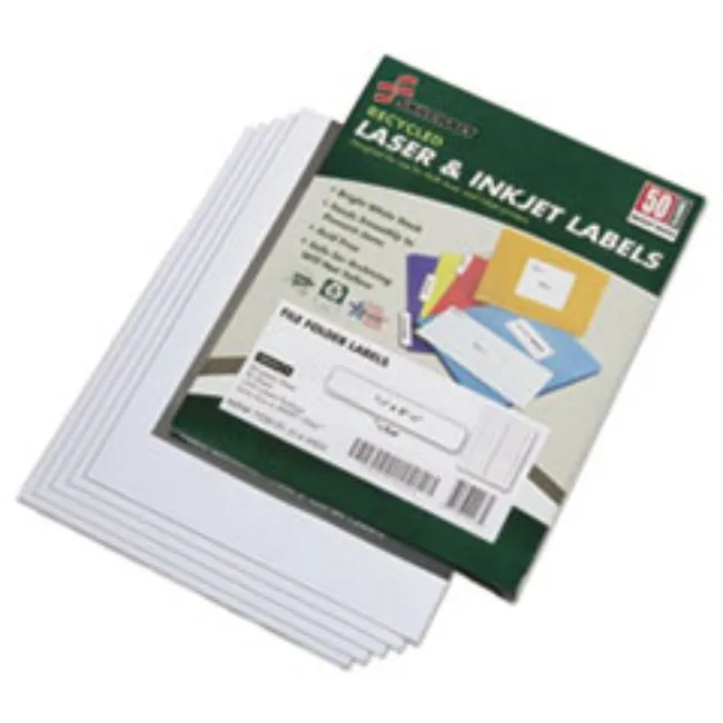 1-3-CUT FILE FOLDER LABELS, 2-3 X 3 7-16, BOX OF 1500 (5 BOXES PER PACK)