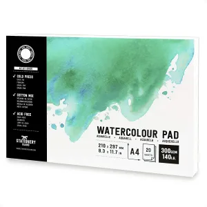A4 Artist Grade Watercolour Paper - 300gsm - 20 Pages