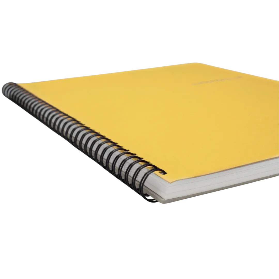 A4 Wiro Series-Ruled-Yellow