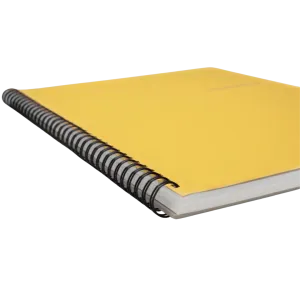A4 Wiro Series-Ruled-Yellow