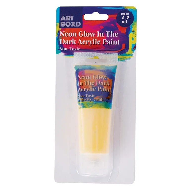 Acrylic Paint Neon Glow In the Dark, 75ml