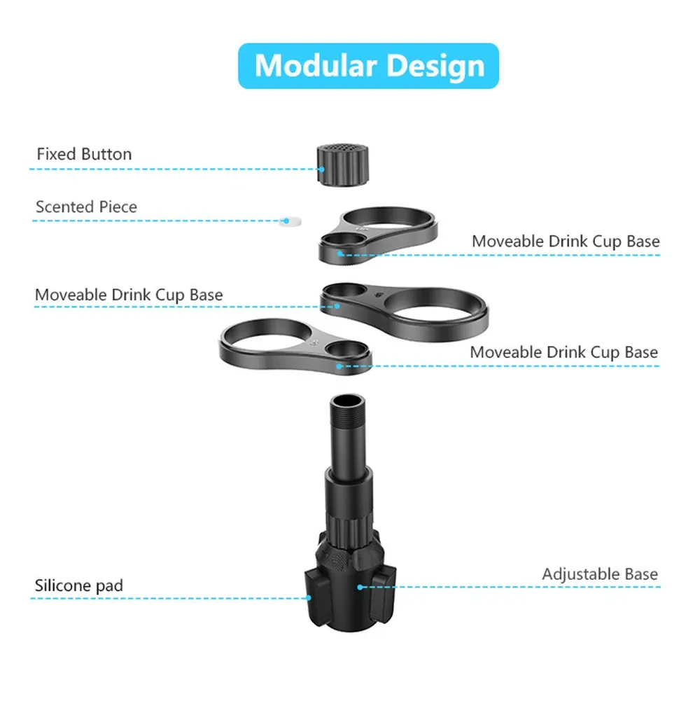 Adjustable Multifunctional Car Cup Holder Expander