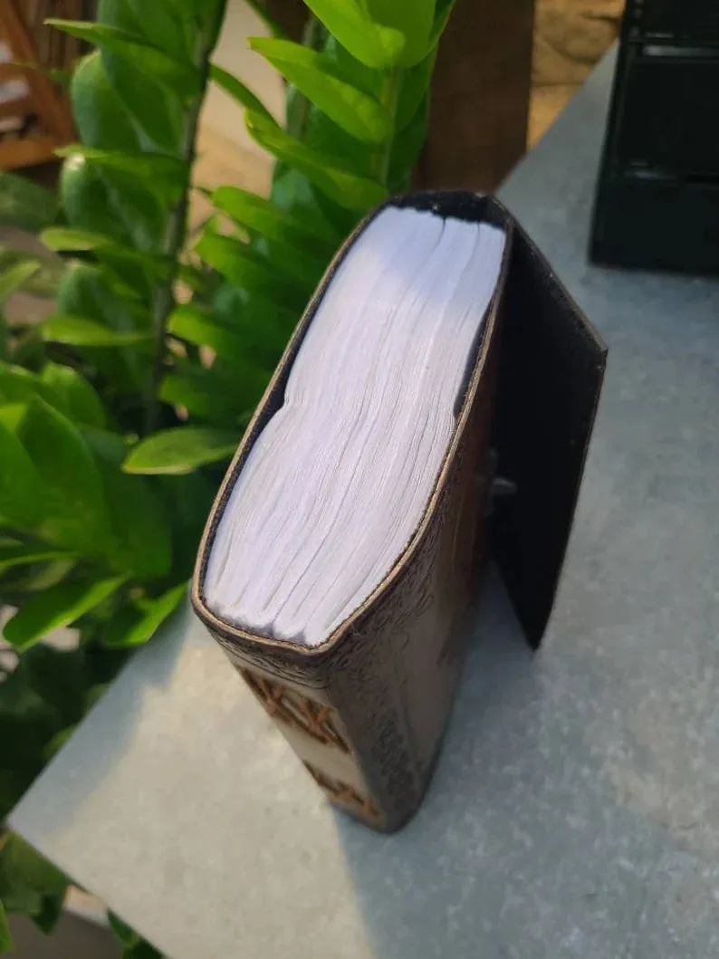 Ancient Egyptian Ankh Leather Journal