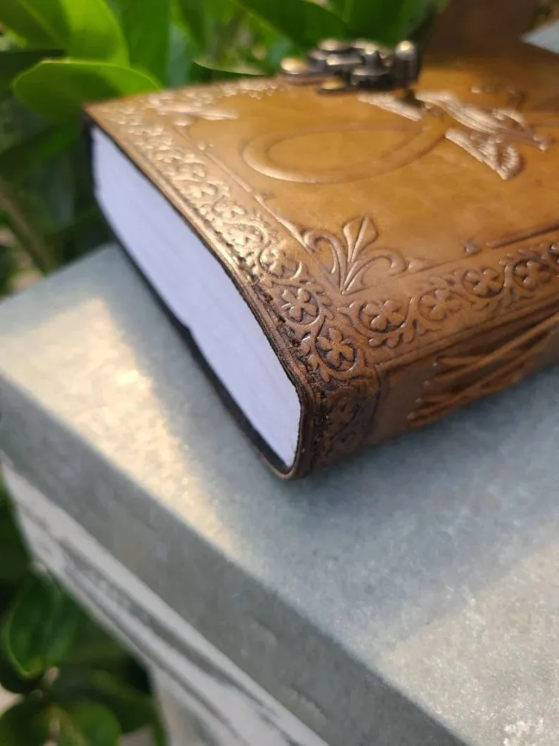 Ancient Egyptian Ankh Leather Journal