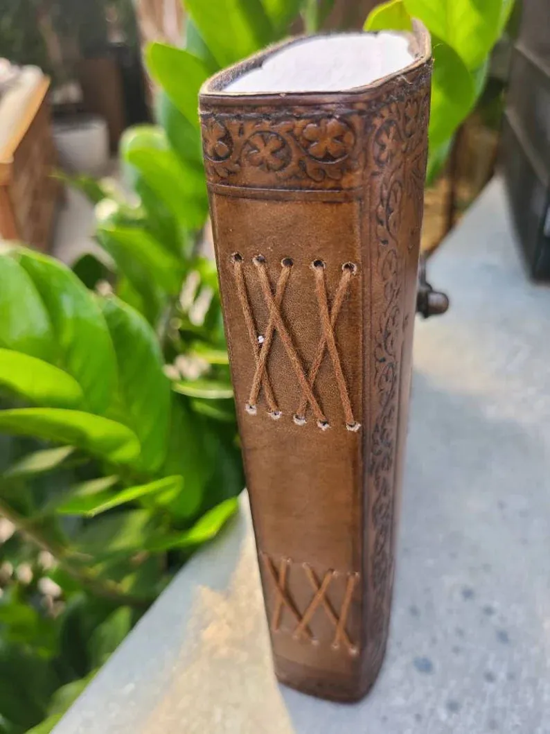 Ancient Egyptian Ankh Leather Journal