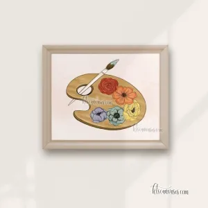 Artist Florals Art Print