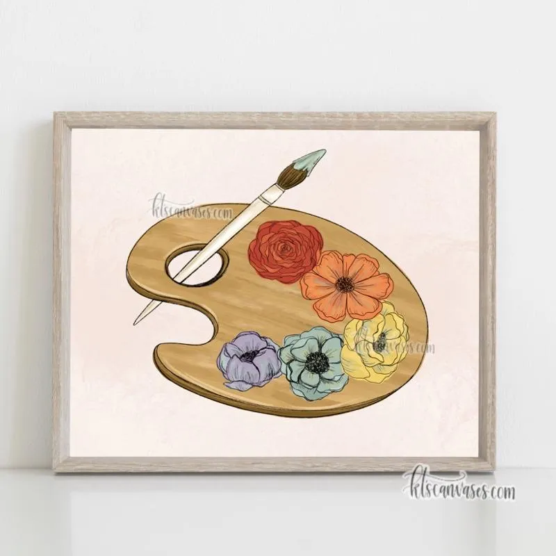Artist Florals Art Print