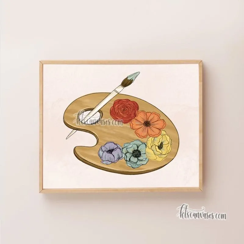 Artist Florals Art Print