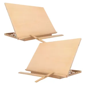 Artist's Loft Adjustable All Media Tabletop Easel w/T Square (2 Pk)(Open Box)