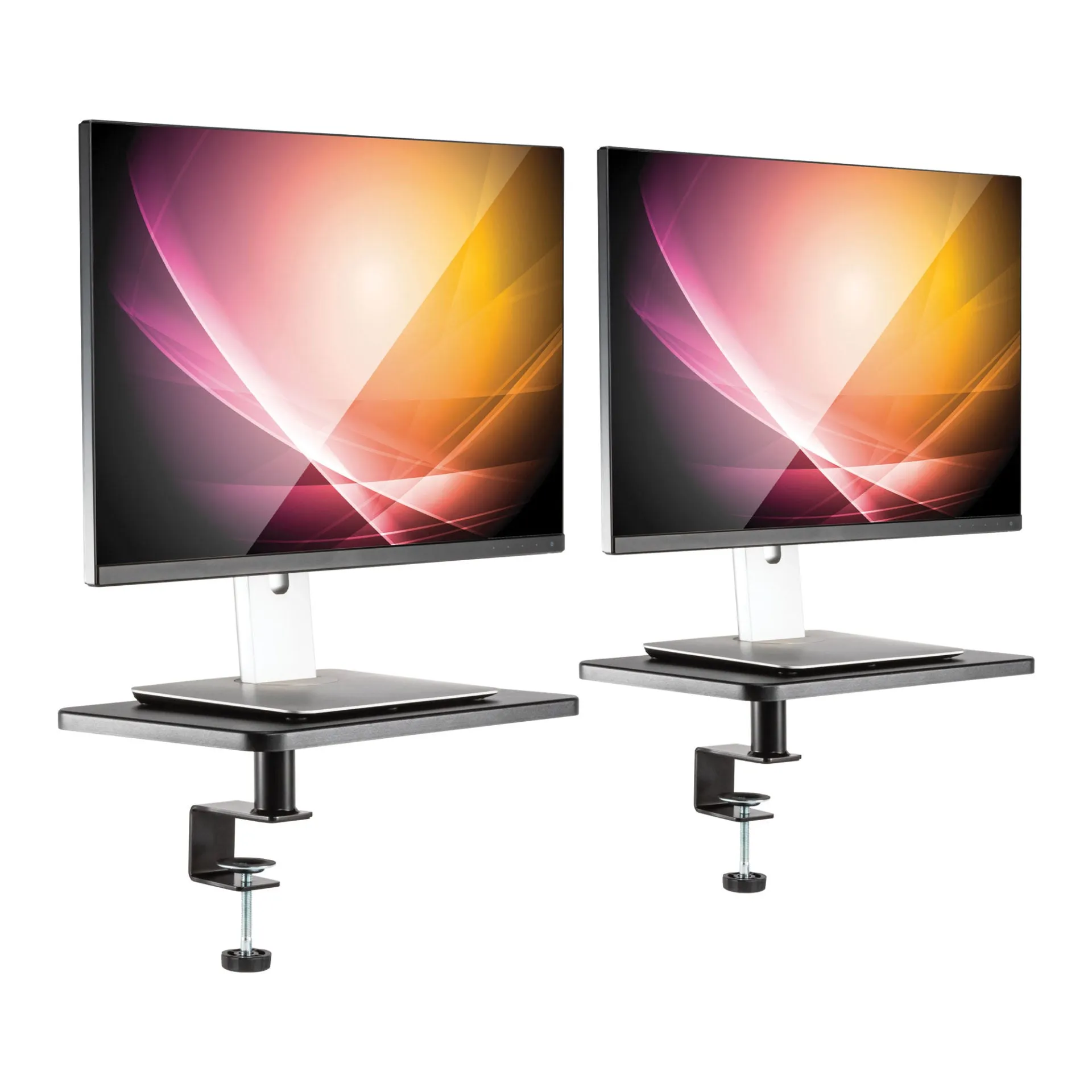 Ascend Height Adjustable Dual Monitor Stands