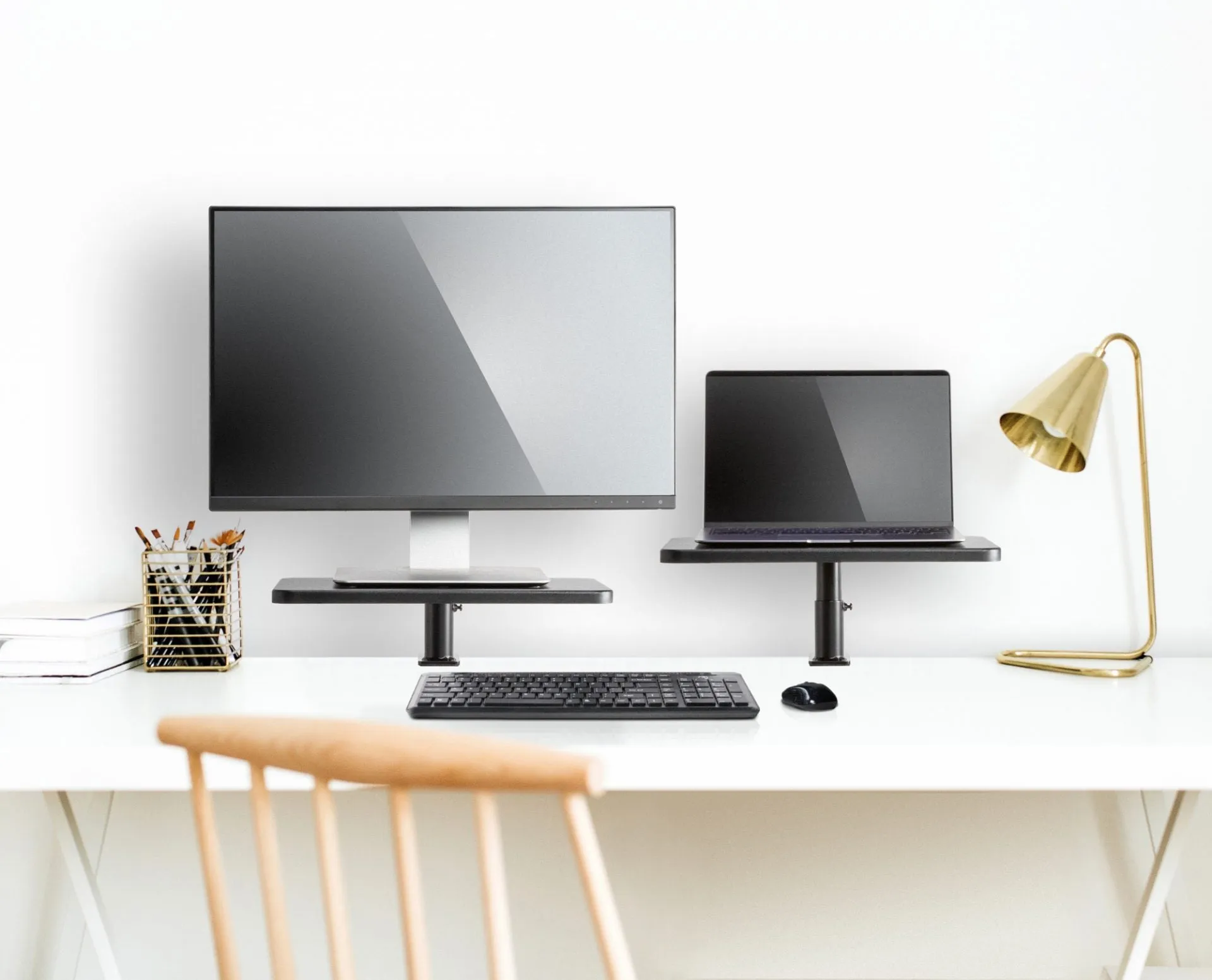 Ascend Height Adjustable Dual Monitor Stands