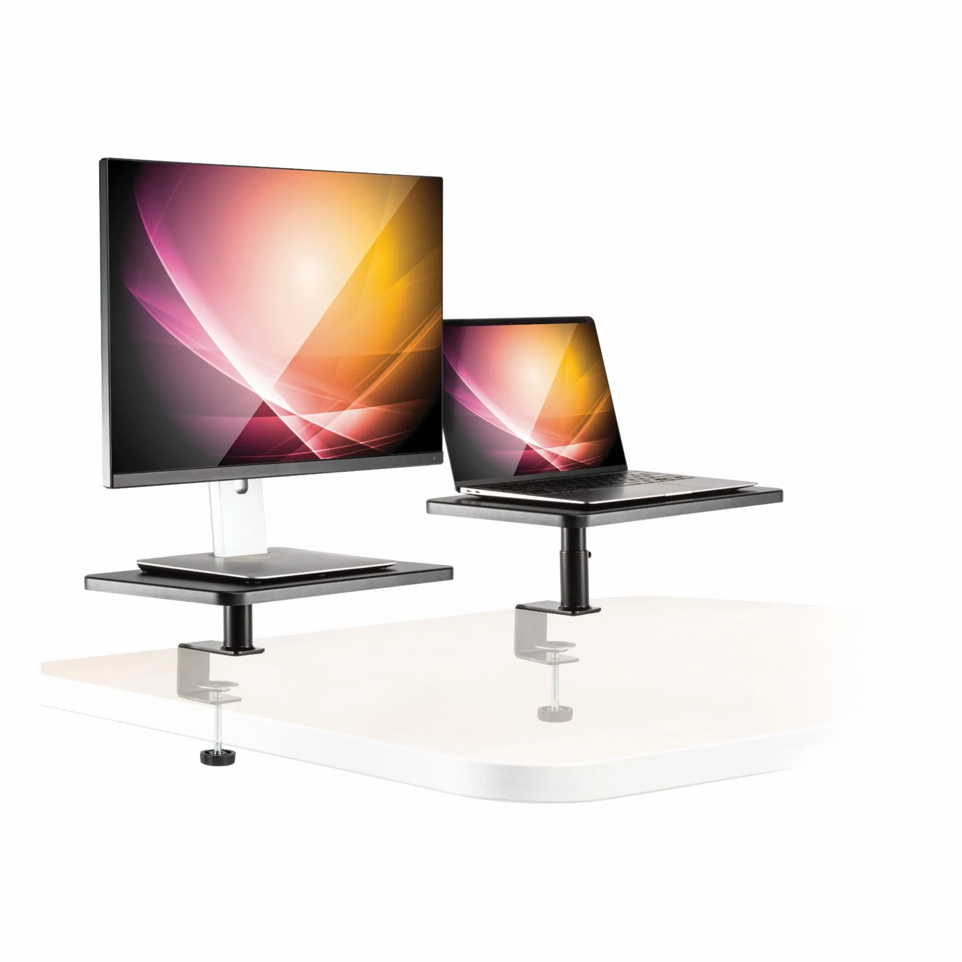 Ascend Height Adjustable Dual Monitor Stands