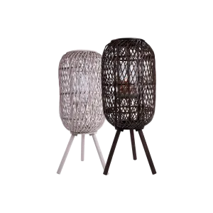 Bamboo Tripod Lantern Candle Holder