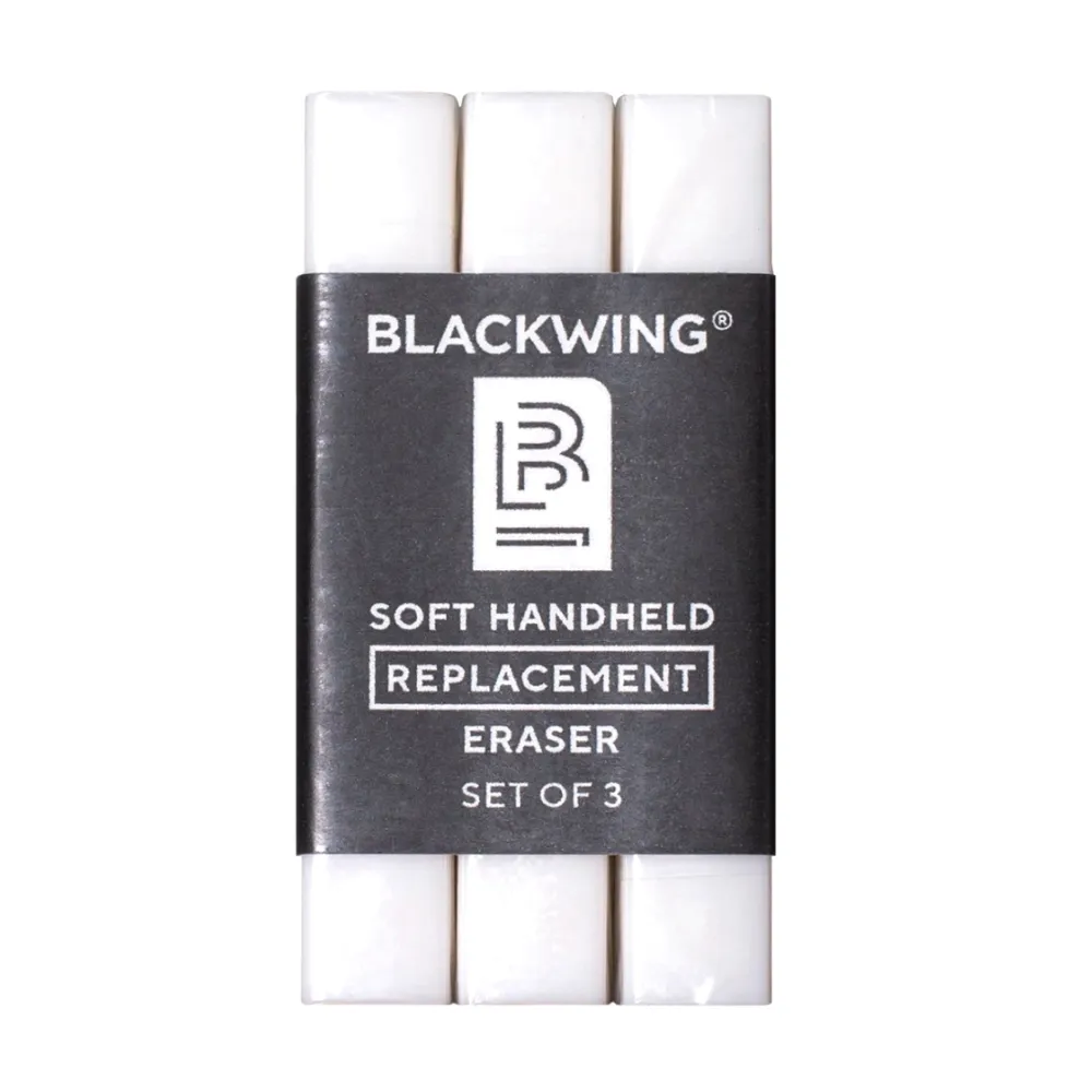 Blackwing Handheld Eraser Replacements (Set of 3)
