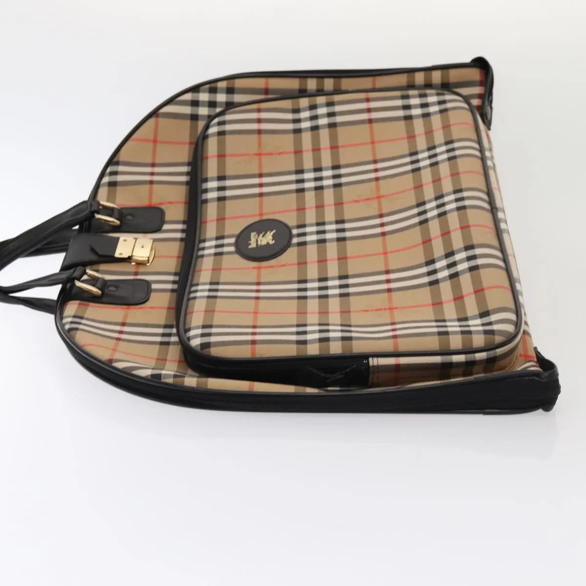 Burberry Nova Check Multicolour Canvas Travel Bag (Pre-Owned)