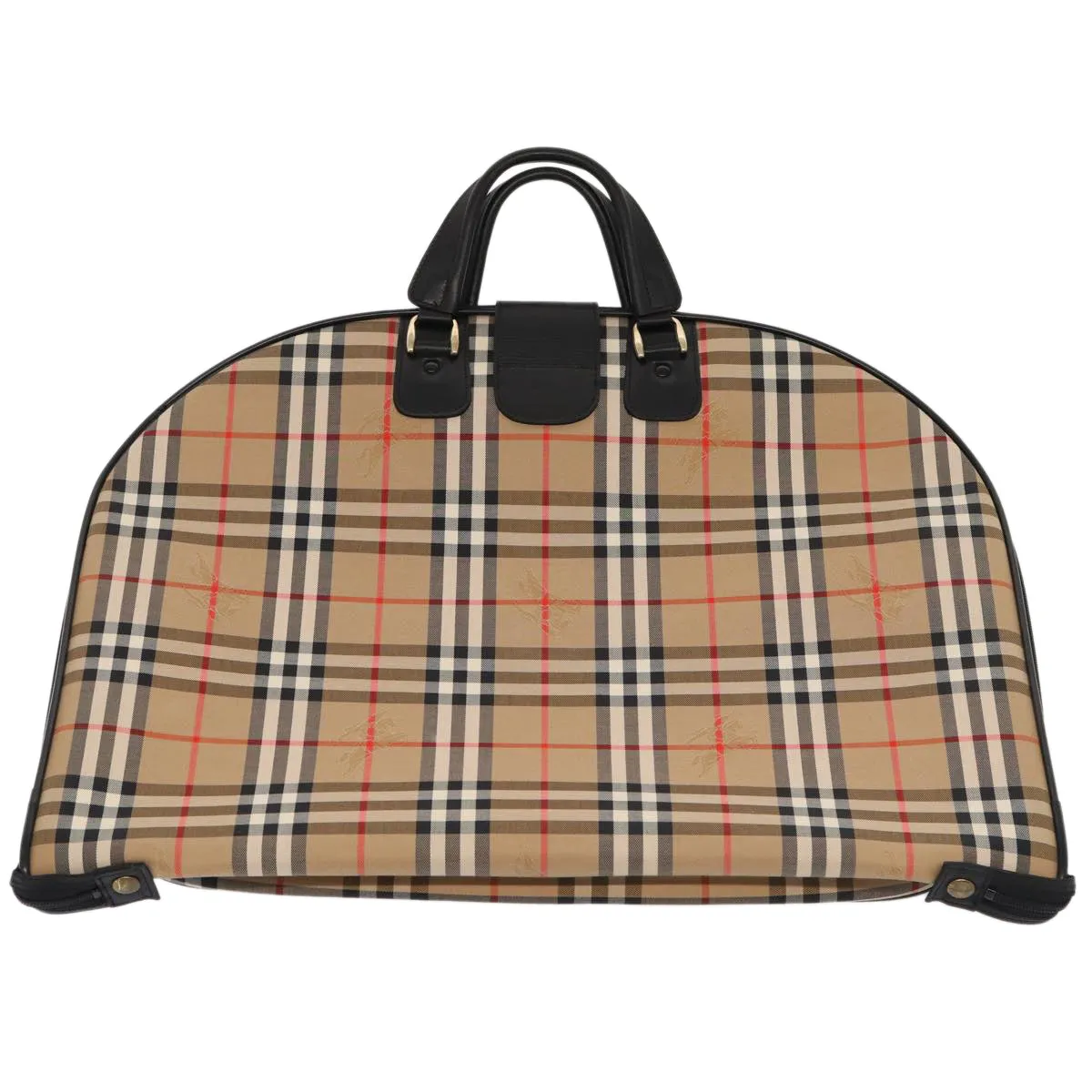 Burberry Nova Check Multicolour Canvas Travel Bag (Pre-Owned)