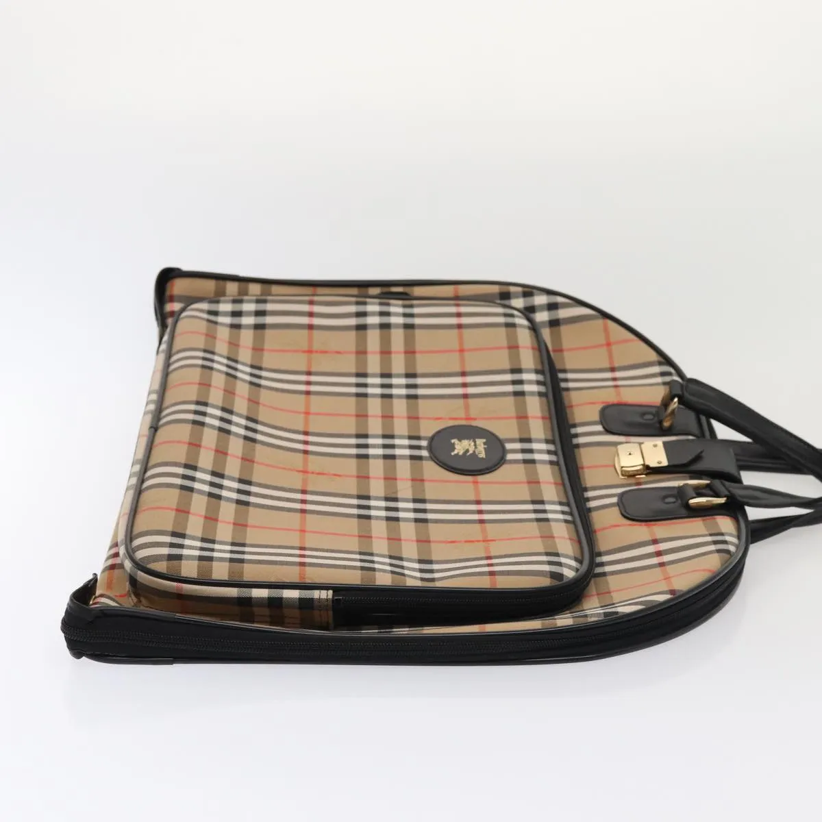 Burberry Nova Check Multicolour Canvas Travel Bag (Pre-Owned)
