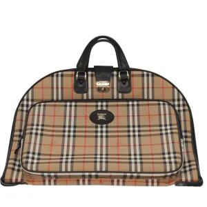Burberry Nova Check Multicolour Canvas Travel Bag (Pre-Owned)