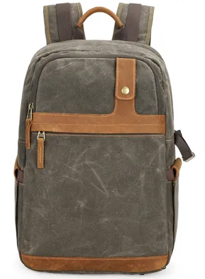 Canvas Camera Backpack for Canon Nikon Sony SLR Lens Tripod