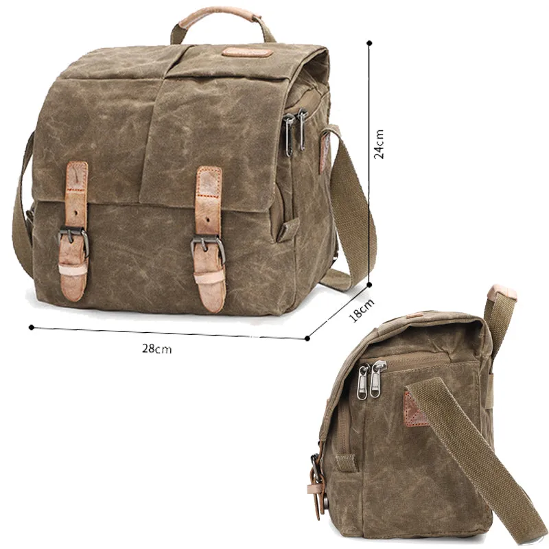 Canvas Crossbody EOS Camera Bag