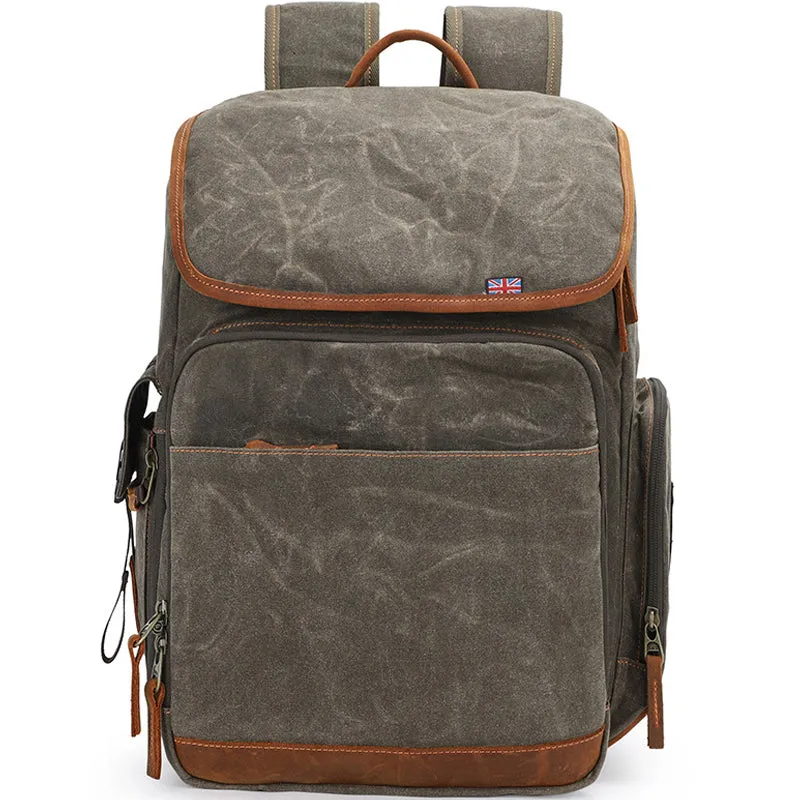 Canvas SLR DSLR Bag Camera Backpack
