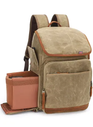 Canvas SLR DSLR Bag Camera Backpack
