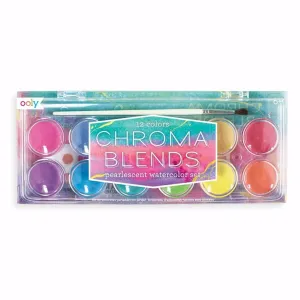 Chroma Blends Pearlescent Watercolors - 13 Piece Set