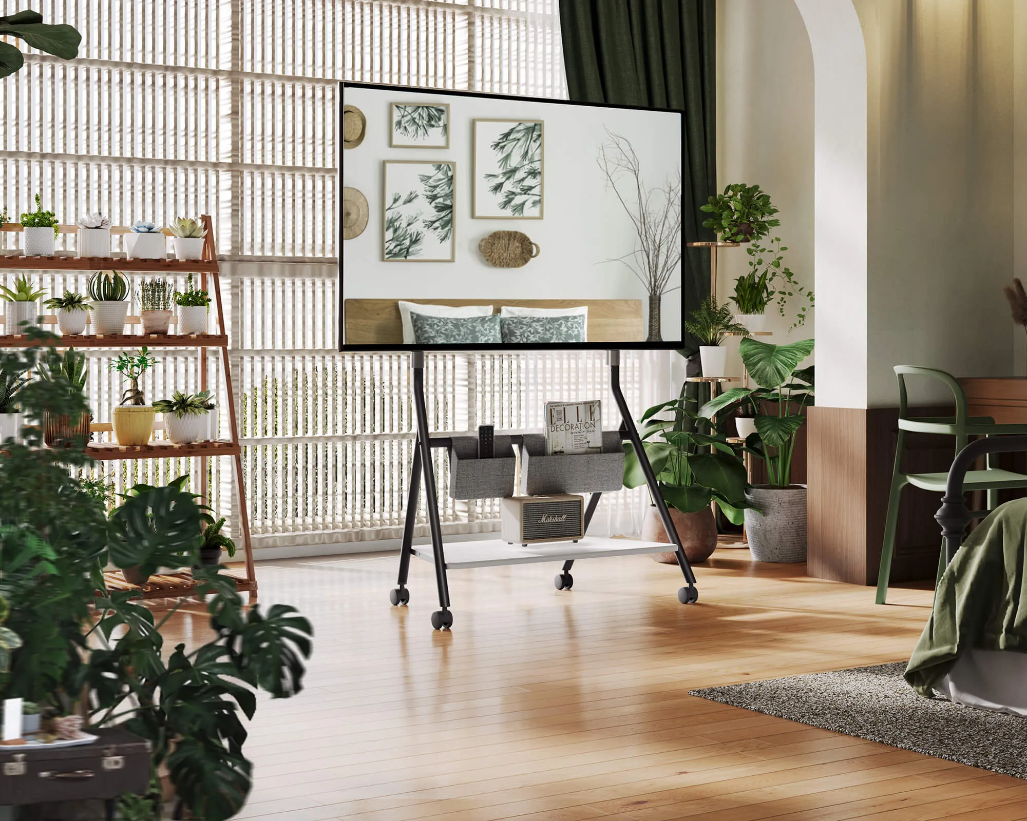 Collector TC78 Rolling TV Stand