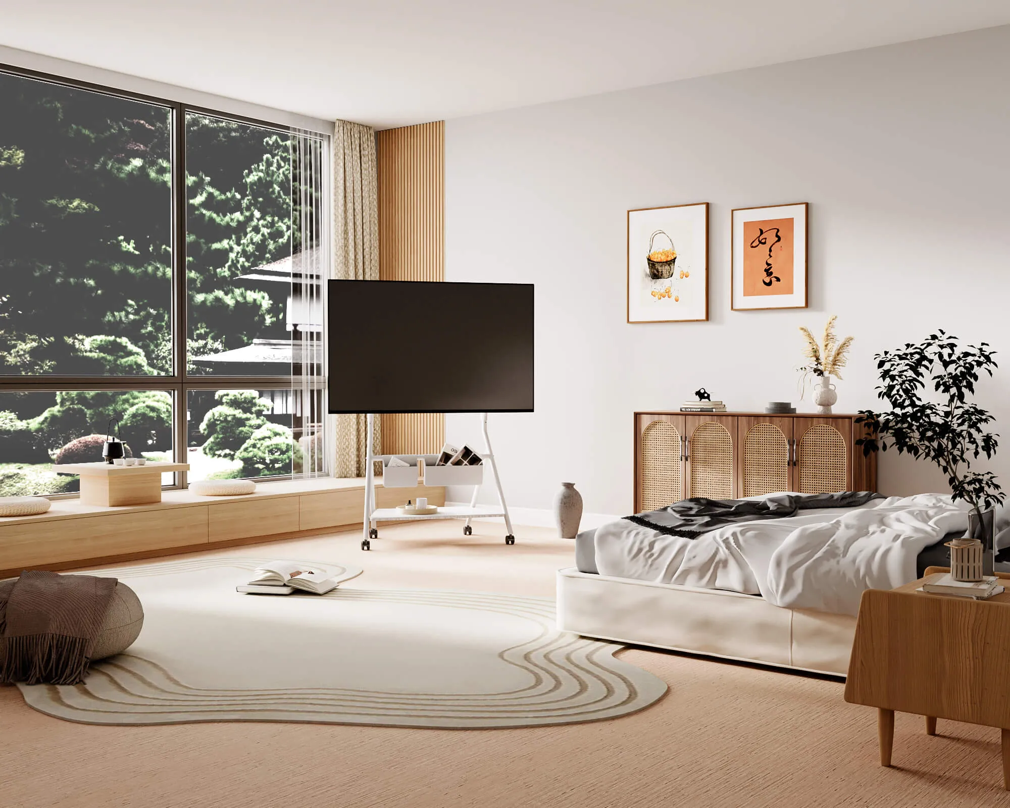 Collector TC78 Rolling TV Stand