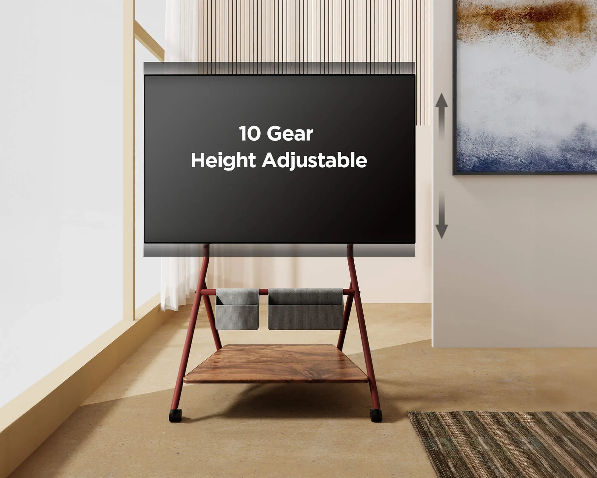 Collector TC78 Rolling TV Stand
