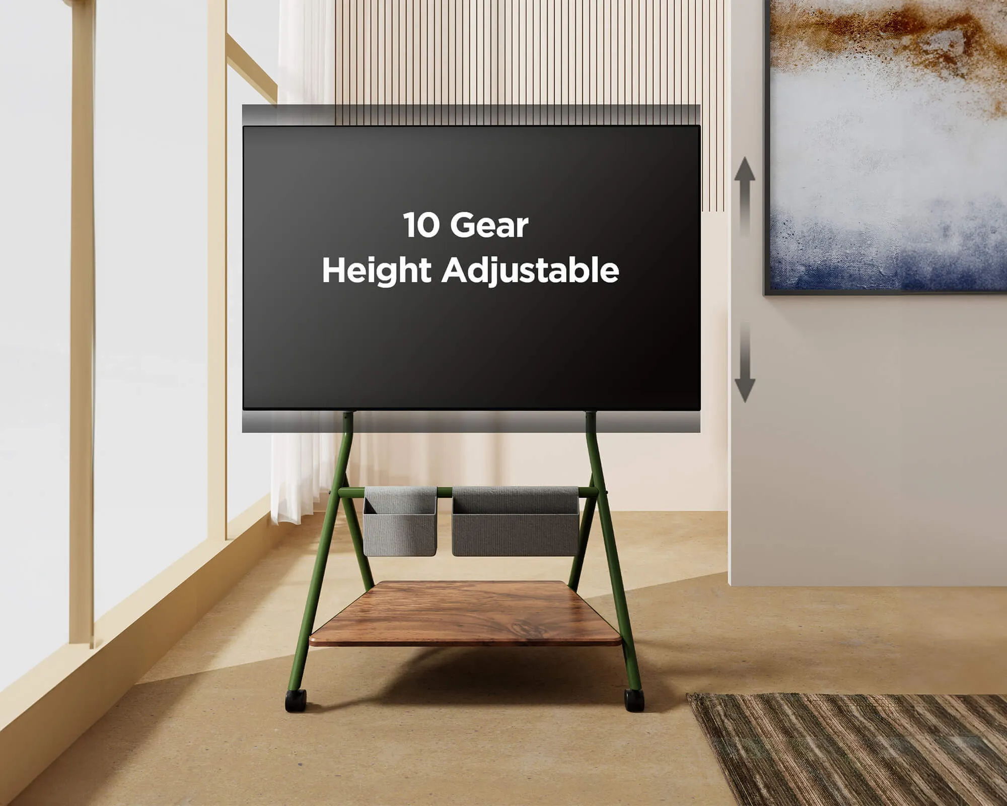 Collector TC78 Rolling TV Stand