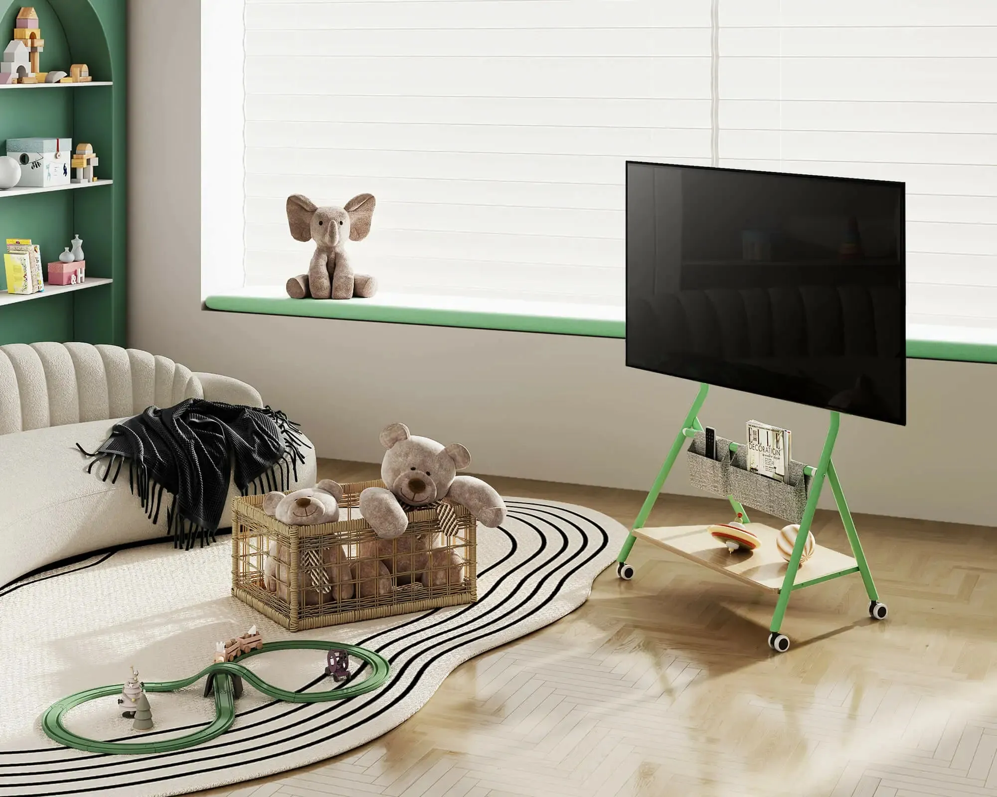 Collector TC78 Rolling TV Stand