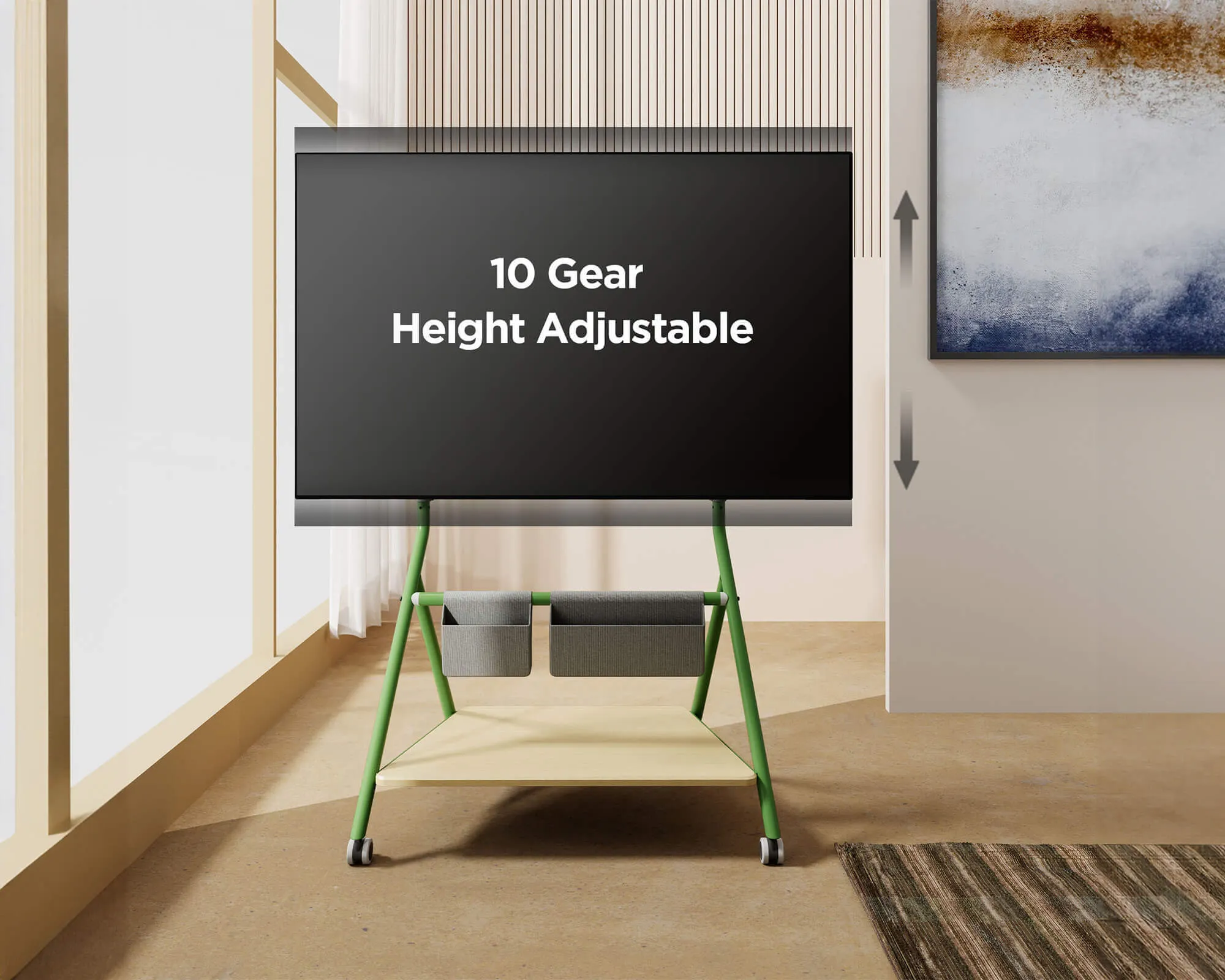 Collector TC78 Rolling TV Stand
