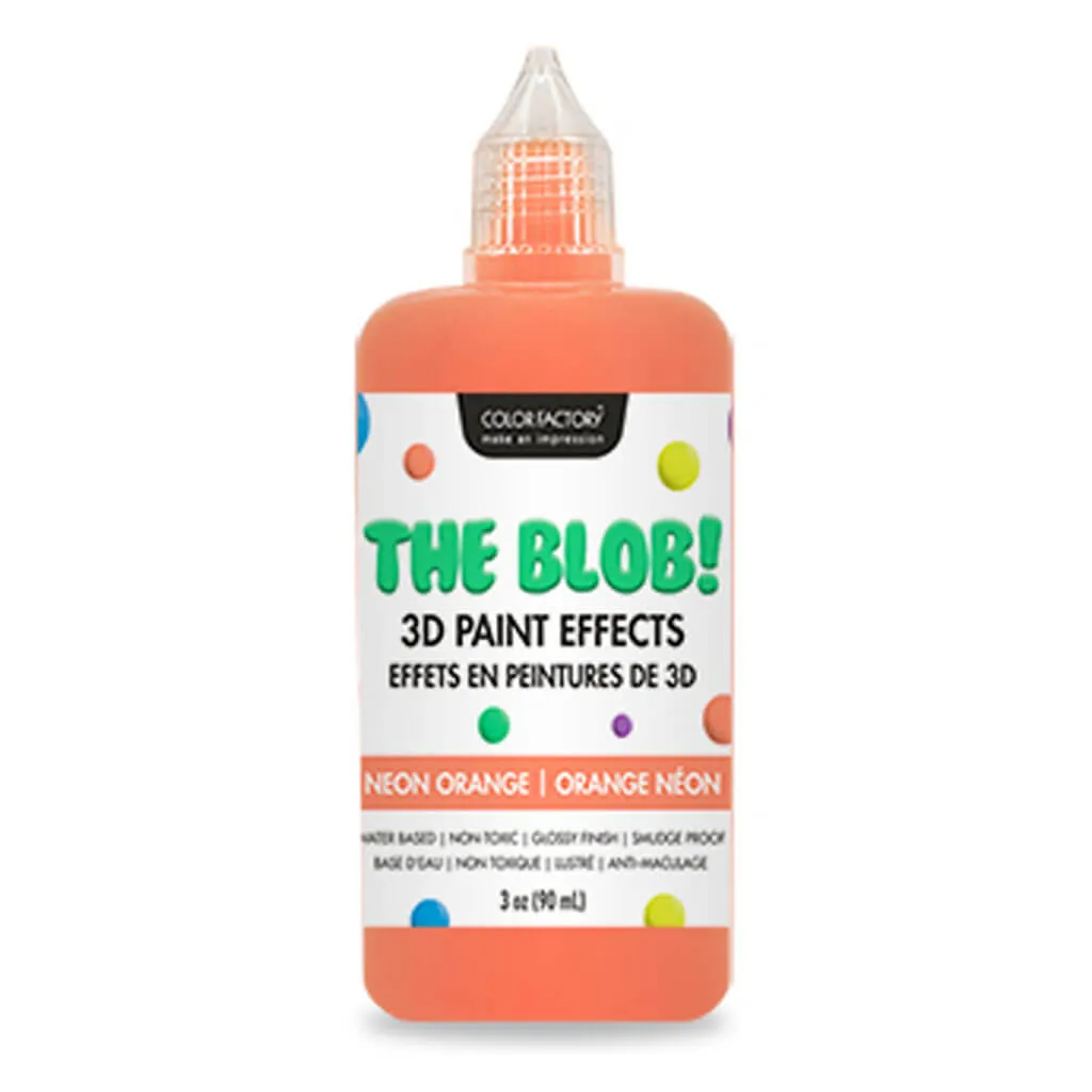 Color Factory: The Blob 3D Droplet Paint 3oz Neon
