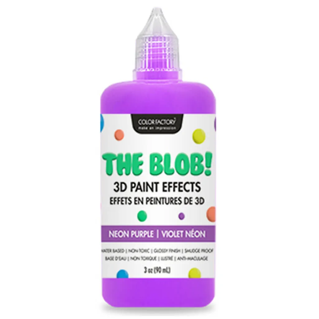 Color Factory: The Blob 3D Droplet Paint 3oz Neon
