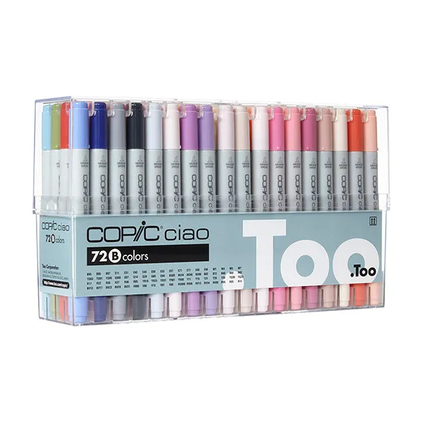 Copic Ciao Set B colors - (COP 22075161) - (72 Pcs)