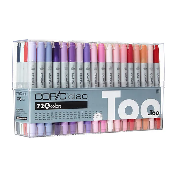 Copic Ciao Set Of 72Pc - Set A Colors