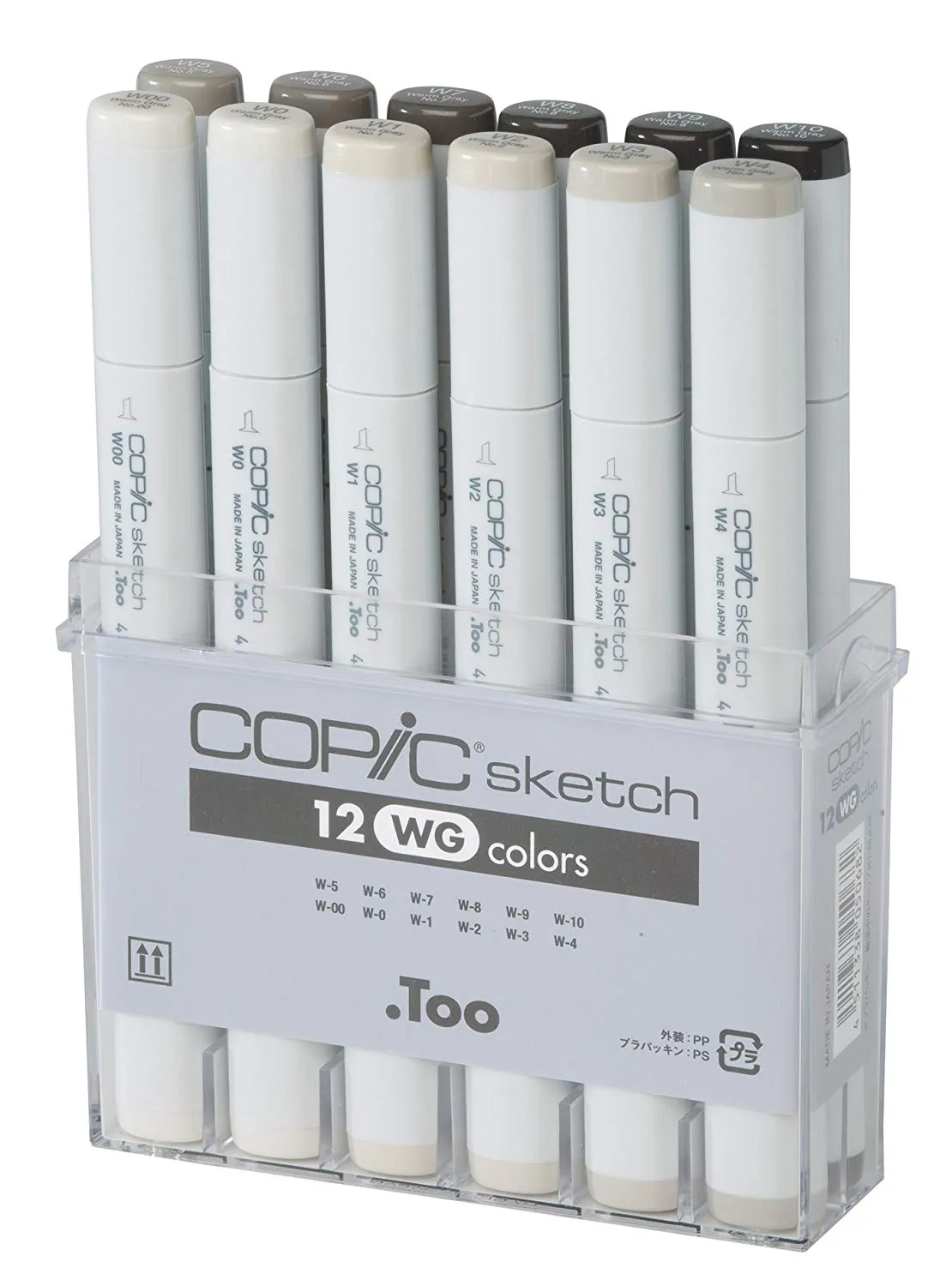 Copic Sketch 12Pc Colors Sets - Warm Grey