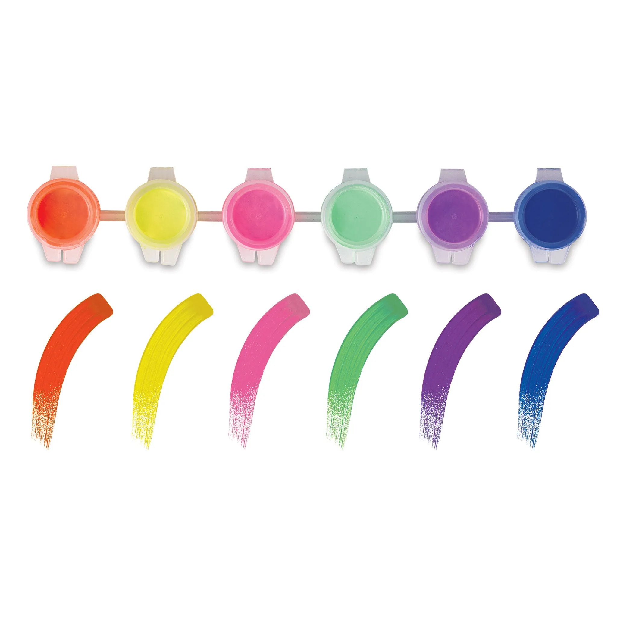 Craft Paint - Set of 6, Neon Colors