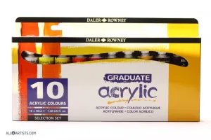 Daler-rowney GRAD ACRYL Selection Set 10 X 38ml
