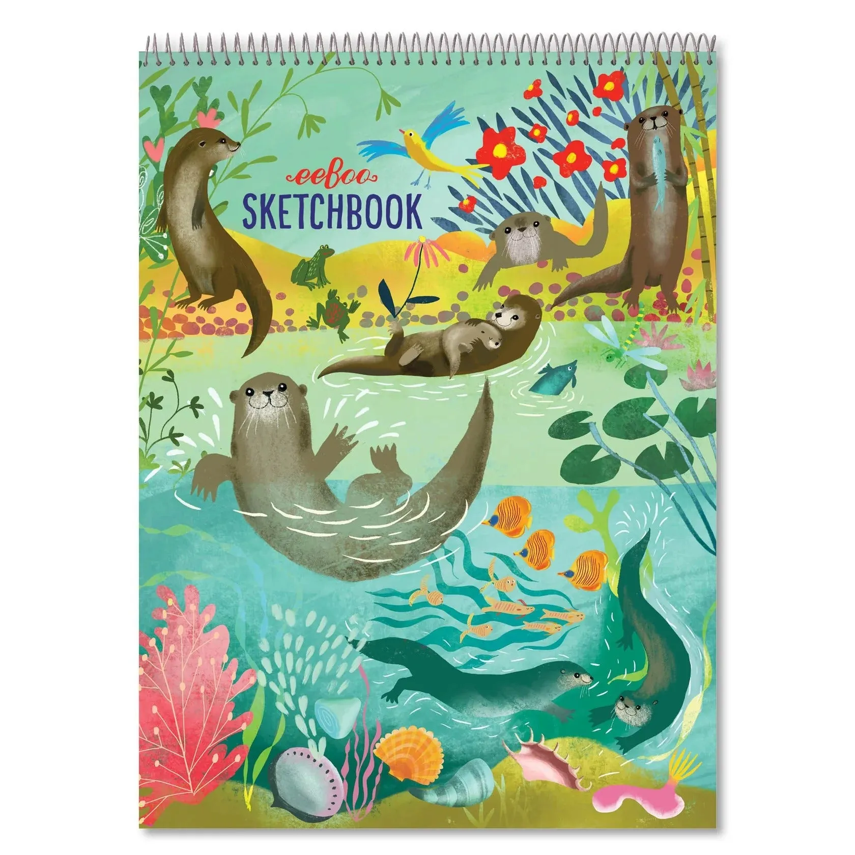 eeBoo sketchbook - playful otters