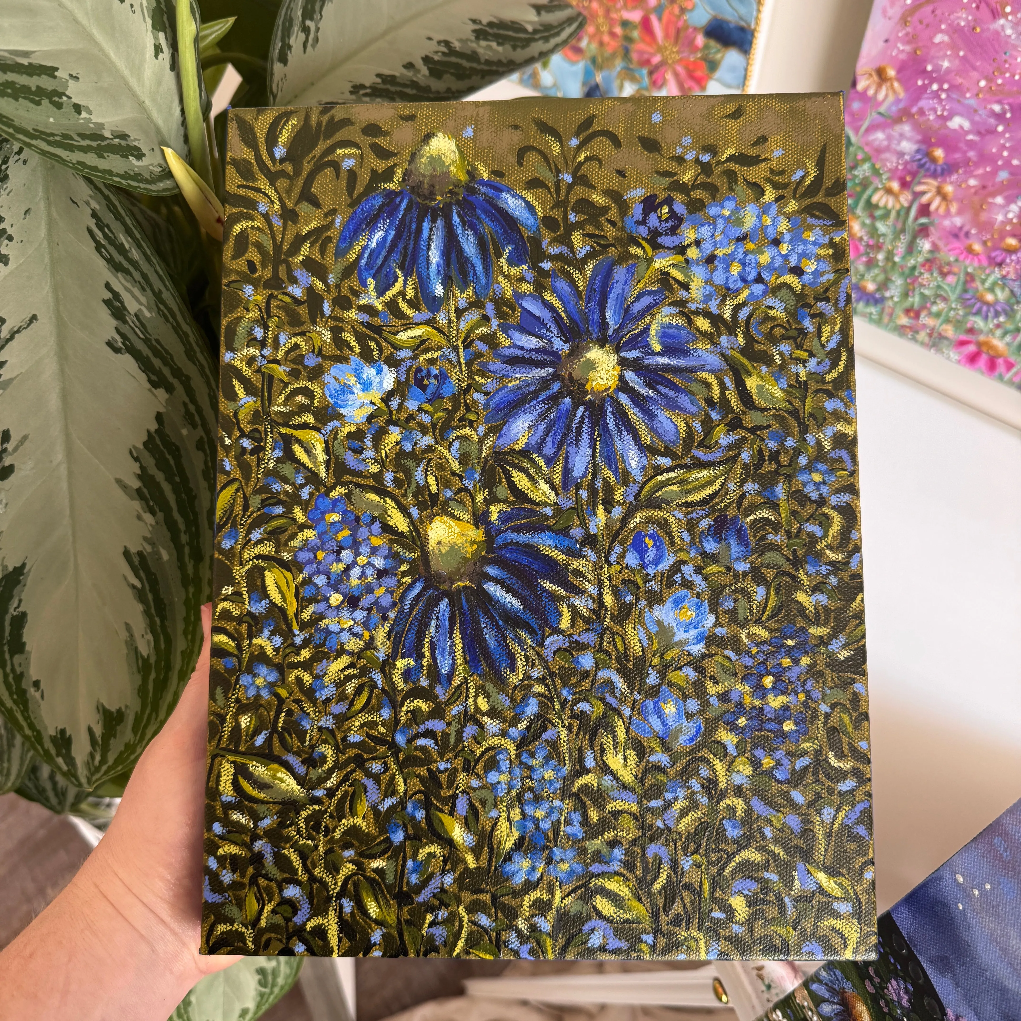 Floral Original Painted Canvas No. 10