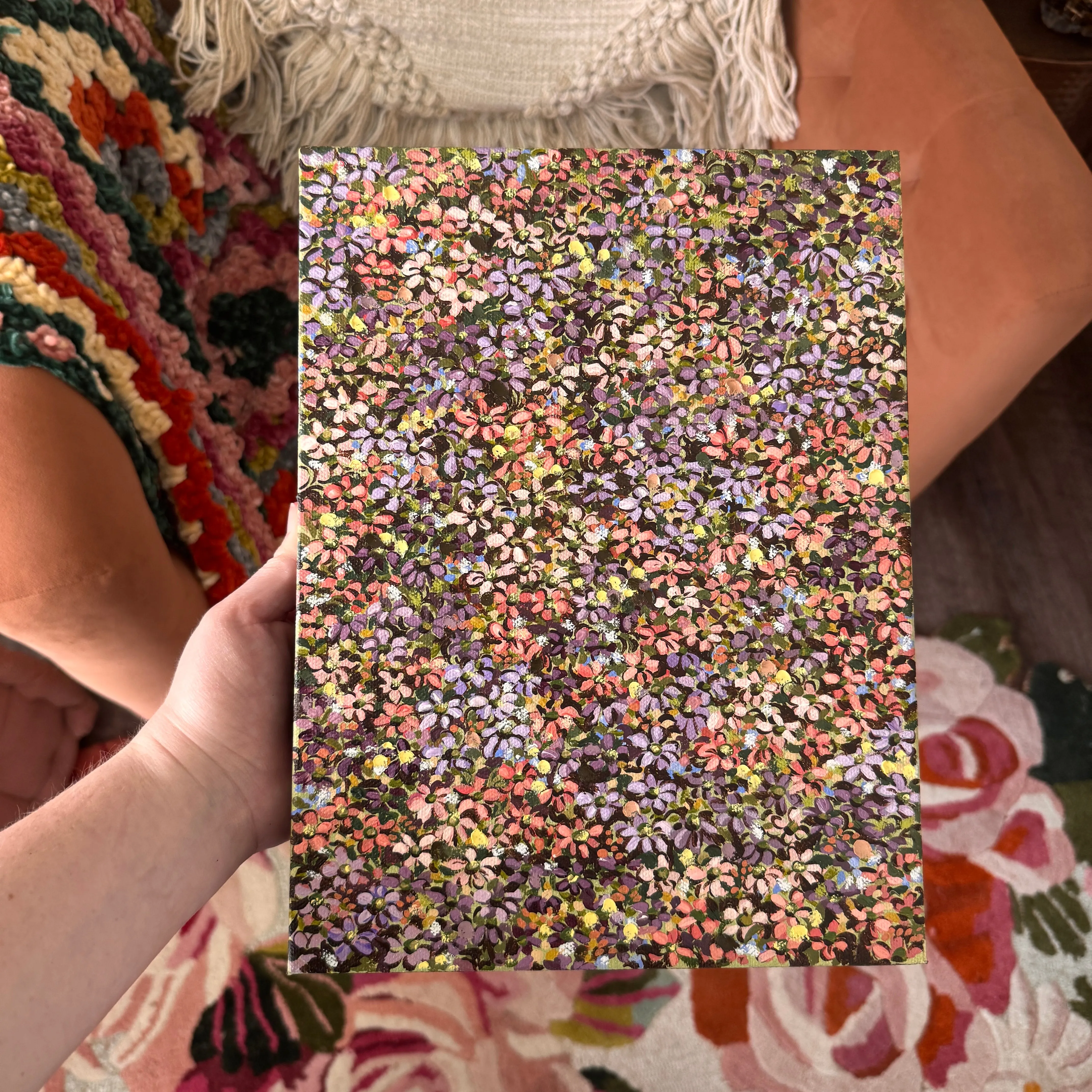 Floral Original Painted Canvas No. 16