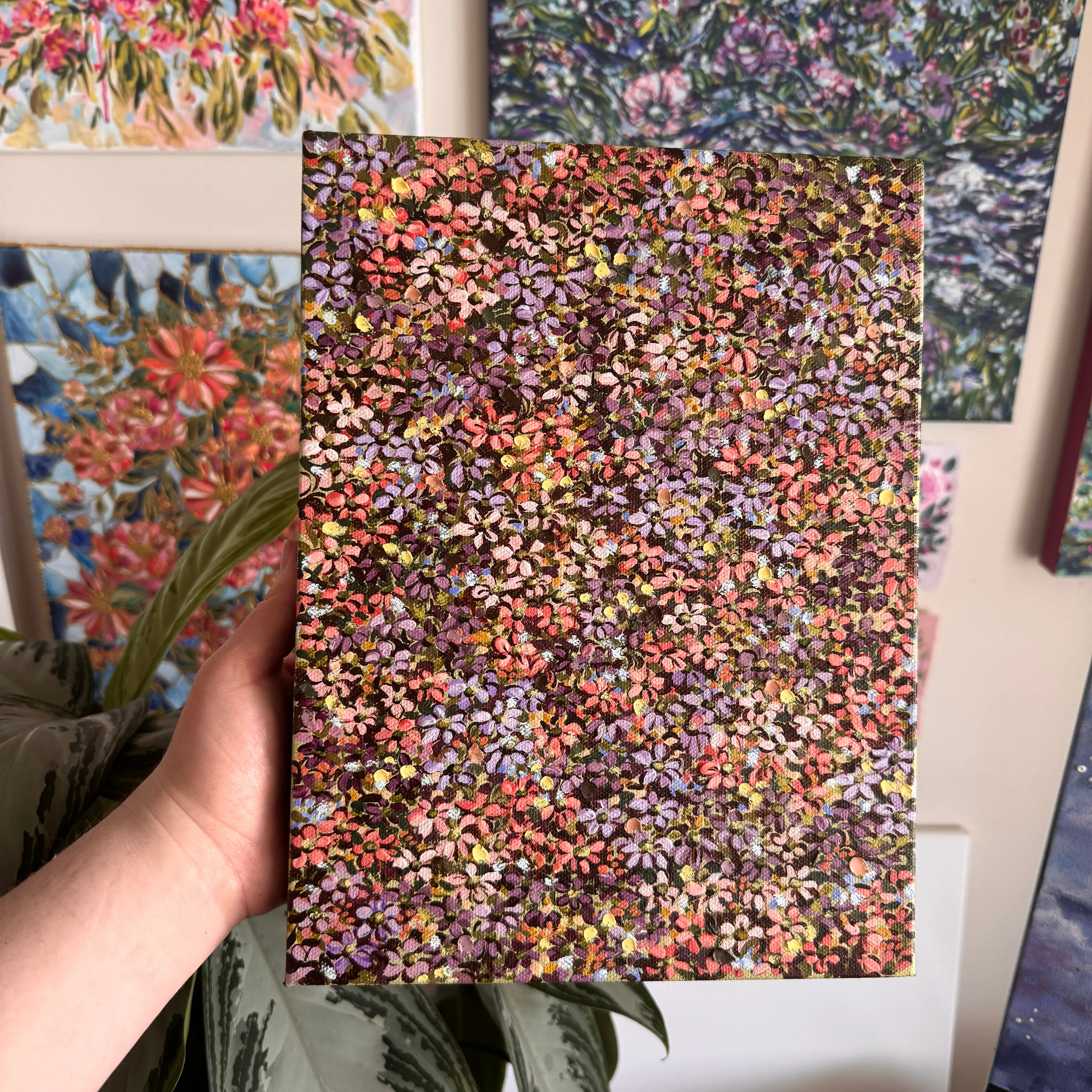 Floral Original Painted Canvas No. 16