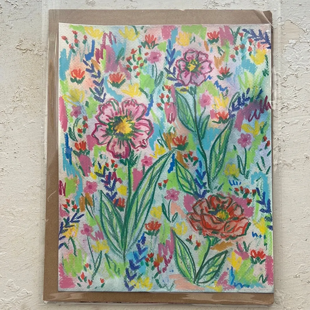 Floral Original Painted Watercolor Paper #17