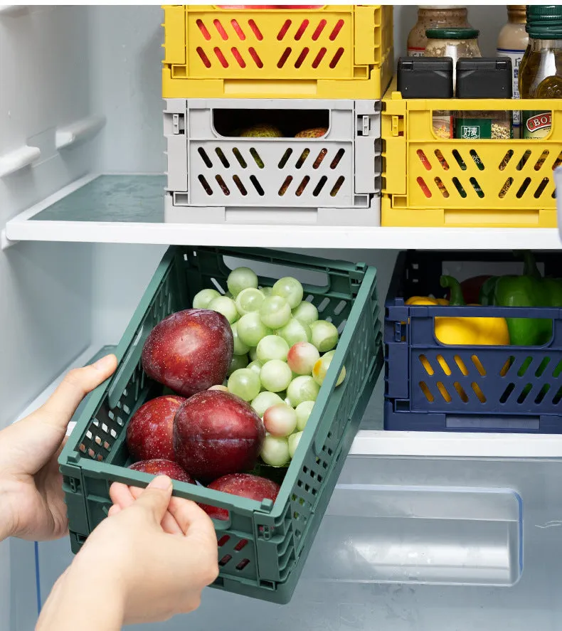 FOLDABLE STORAGE BASKET