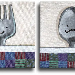 Fork & Spoon Original Art