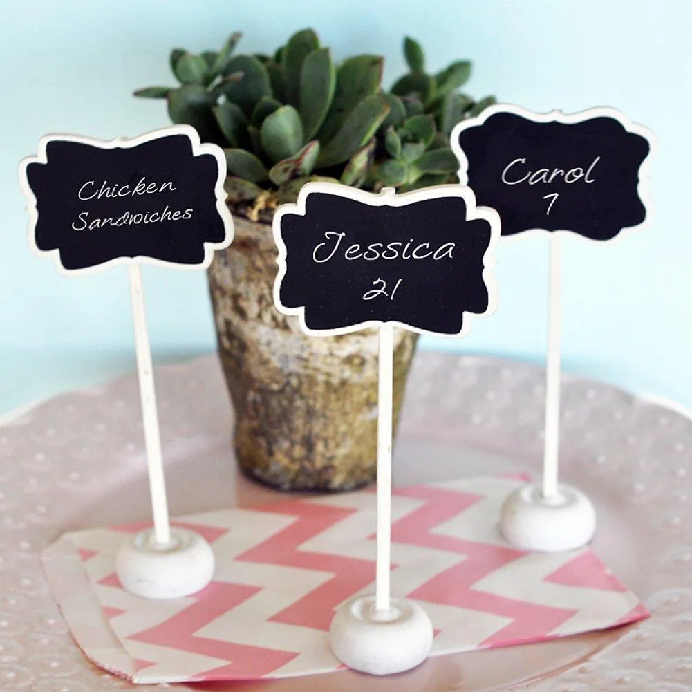 Framed Chalkboard Place Card Stands (pack of 50)