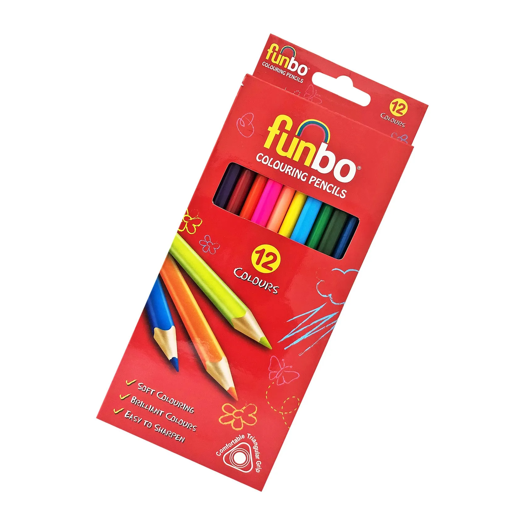 Funbo Coloring Pencils Set of 12 colors