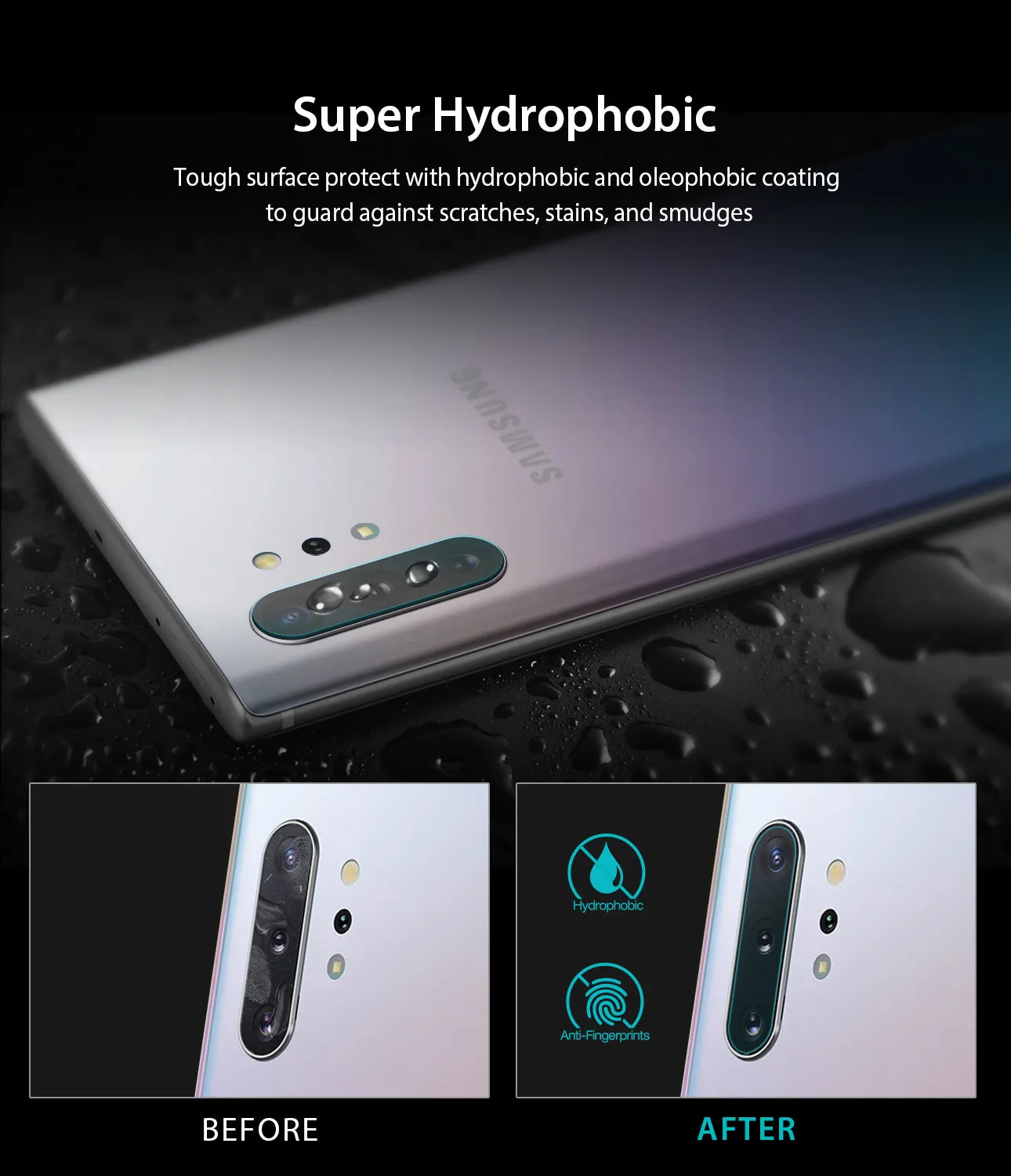 Galaxy Note 10 / 10 Plus Camera Protector | Invisible Defender Glass